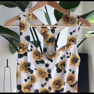 Vintage Sunflower Dress